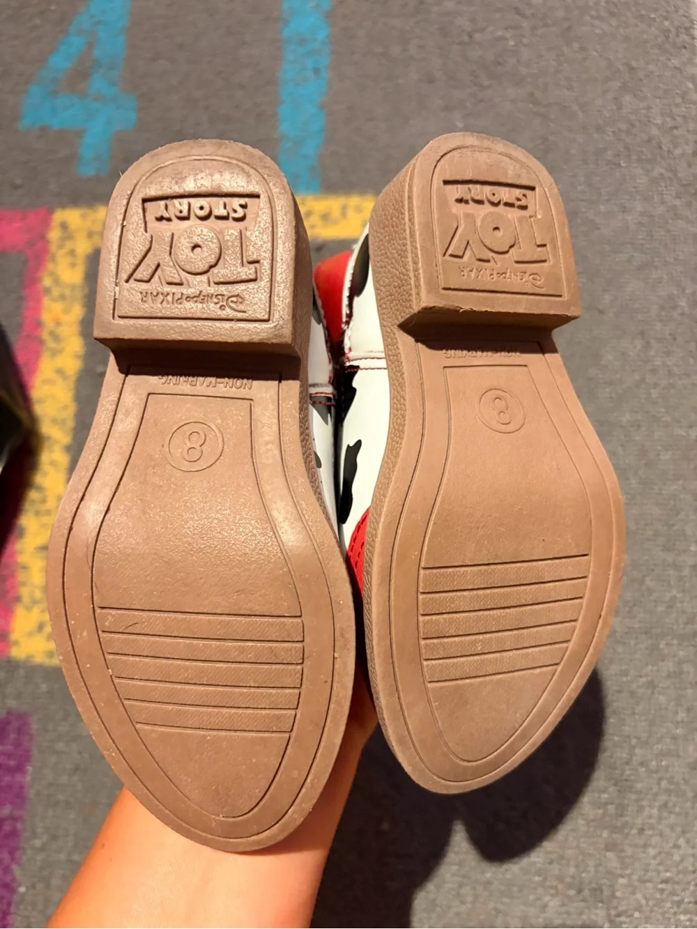 Disney Red and White Jessie Cowgirl Boots for Kids